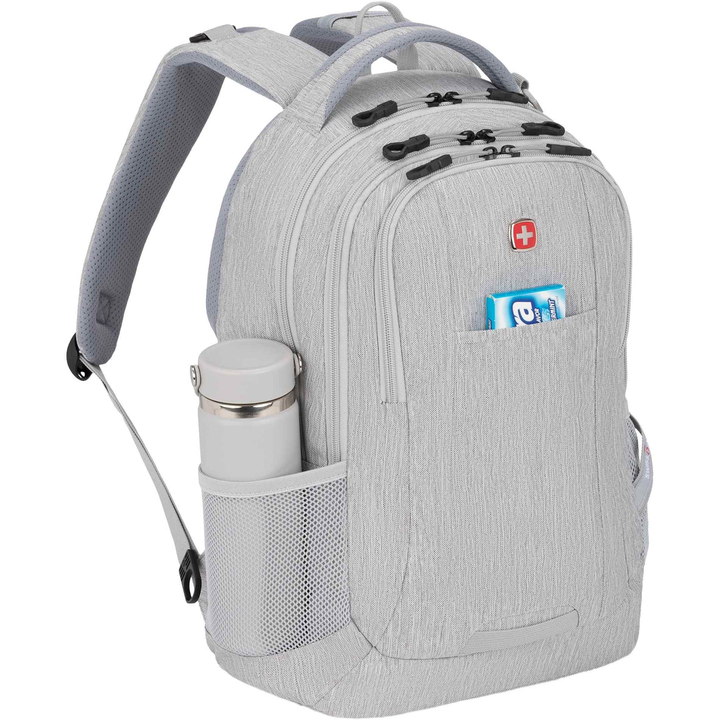 Gray Swiss Gear Frost Peak Computer Backpack plain