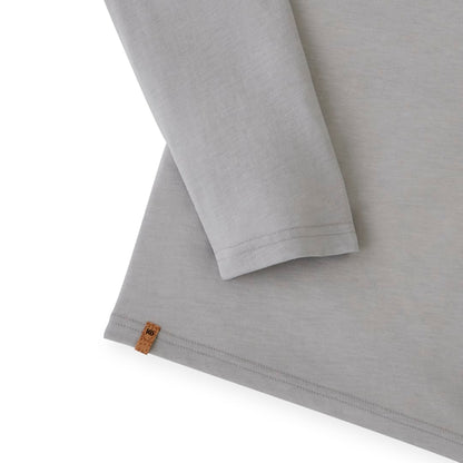 Gray tentree TreeBlend Classic Henley Longsleeve - Men's plain