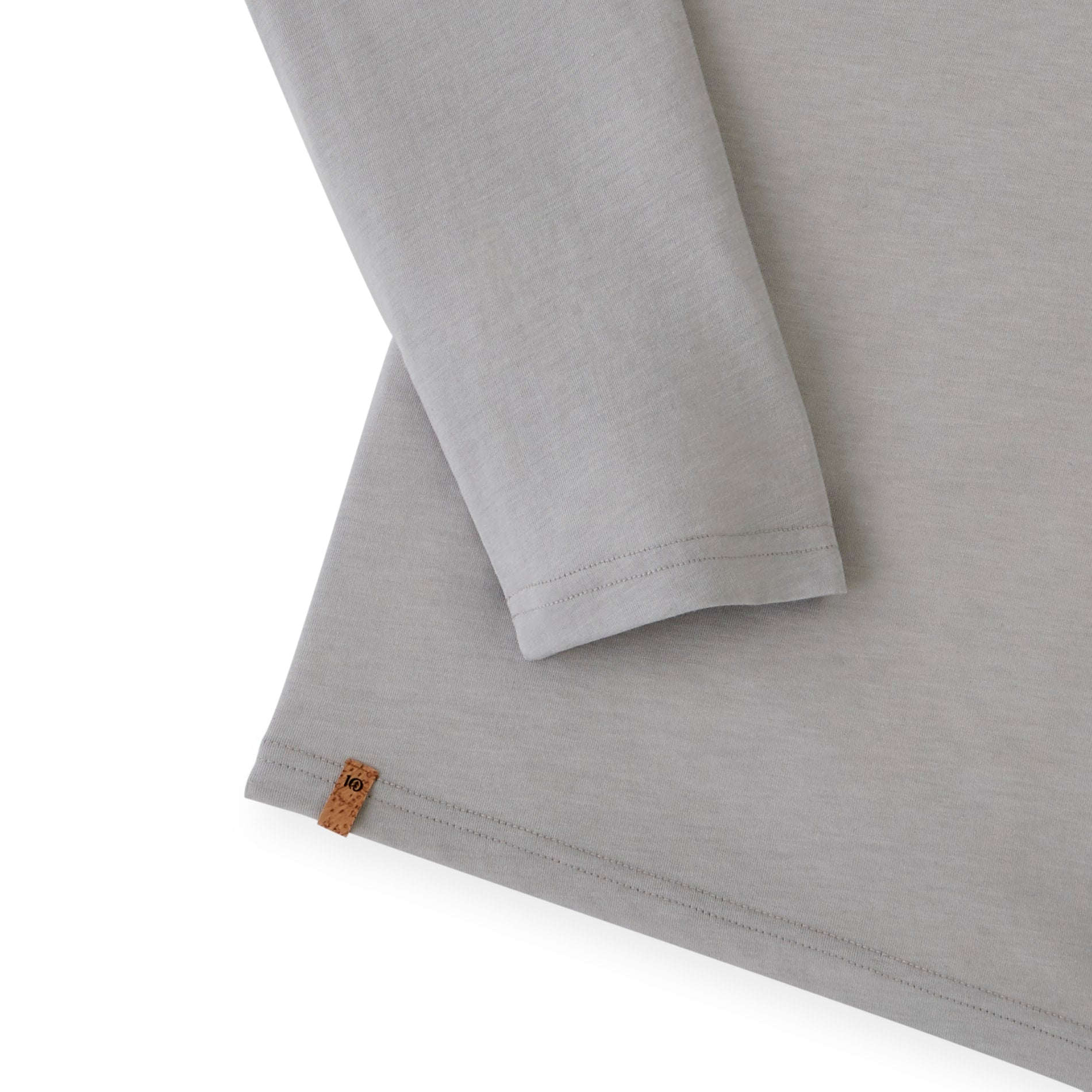 Gray tentree TreeBlend Classic Henley Longsleeve - Men's plain