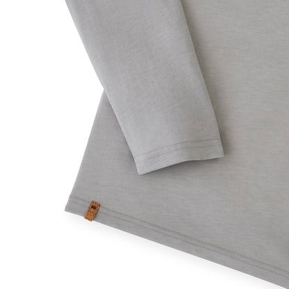 Gray tentree TreeBlend Classic Henley Longsleeve - Men's plain