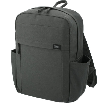 Gray Terra Thread Fairtrade Earth 15" Computer Backpck plain