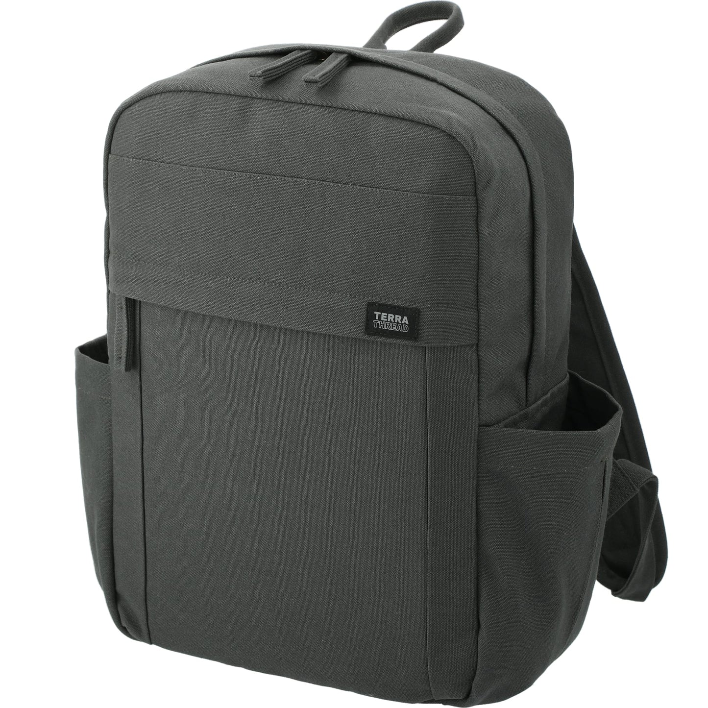Gray Terra Thread Fairtrade Earth 15" Computer Backpck plain