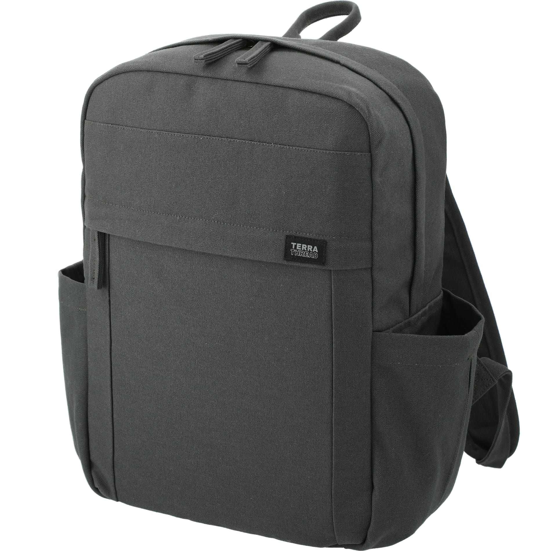 Gray Terra Thread Fairtrade Earth 15" Computer Backpck plain