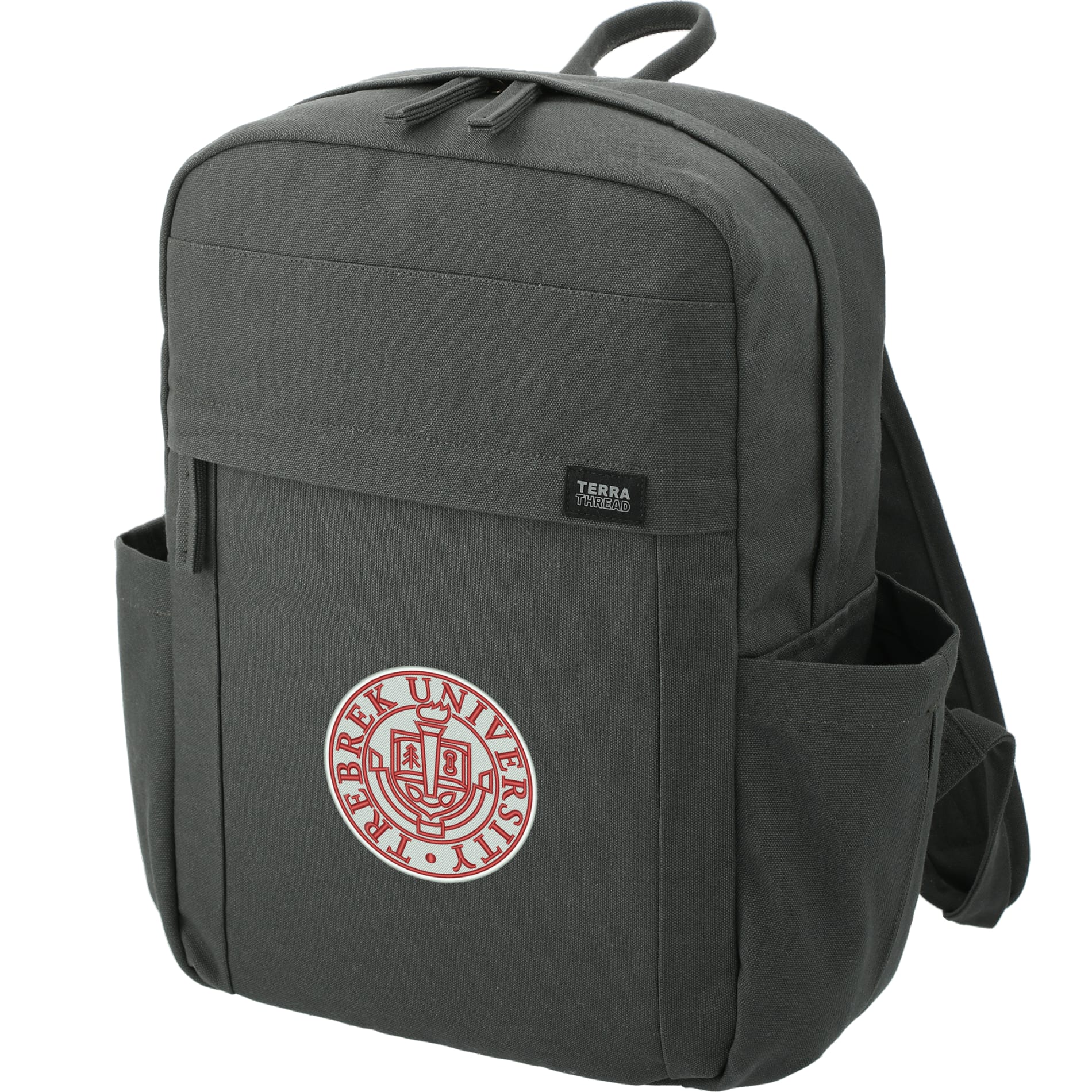 Gray Terra Thread Fairtrade Earth 15" Computer Backpck