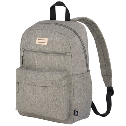 Gray THE GOODS™ Recycled 15" Laptop Backpack plain