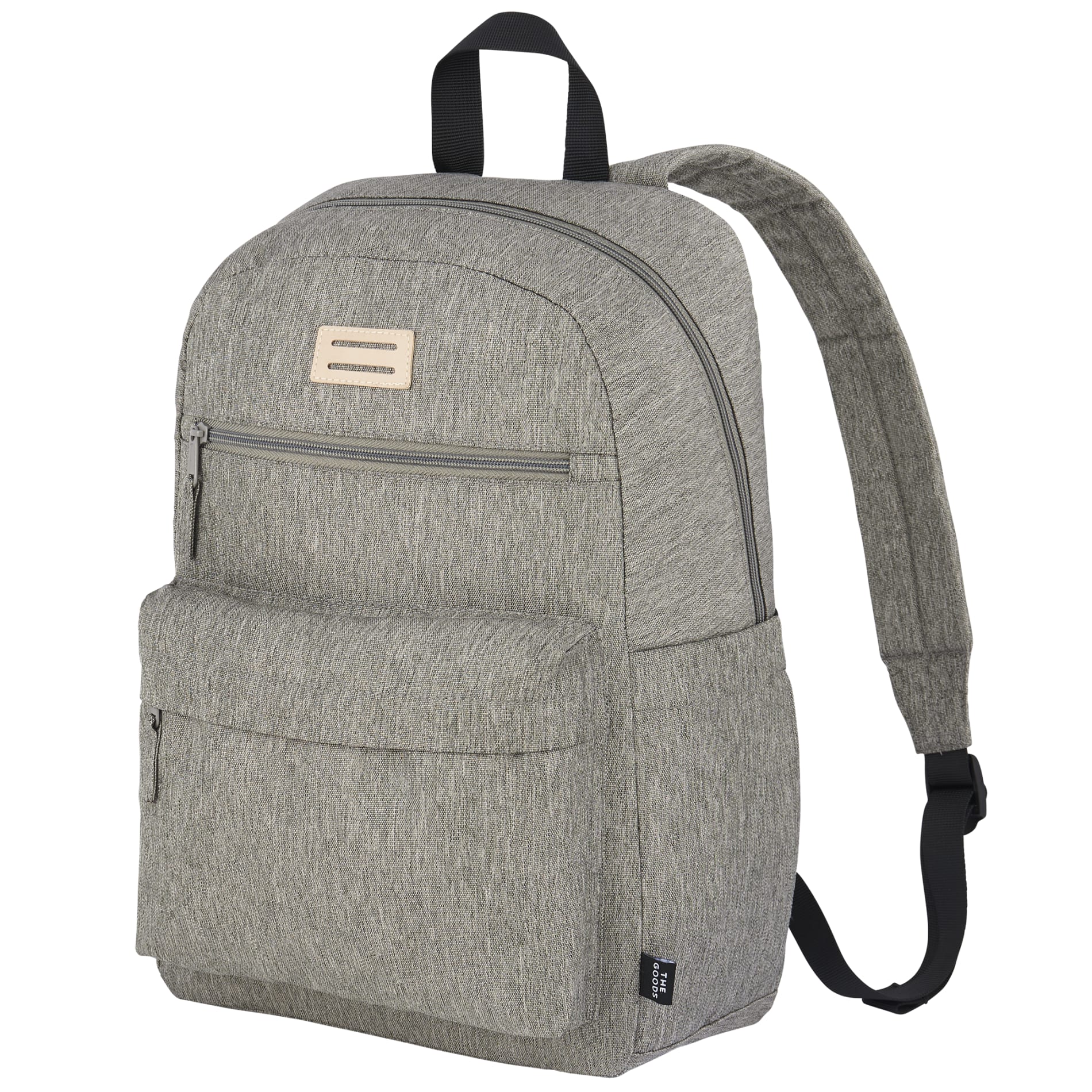 Gray THE GOODS™ Recycled 15" Laptop Backpack plain