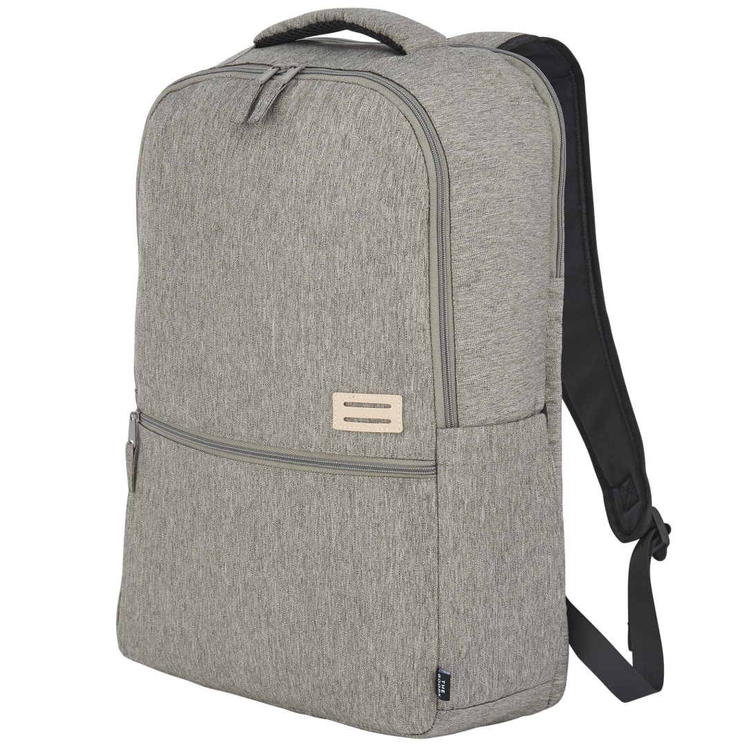 Gray THE GOODS™ Recycled 17" Laptop Backpack plain