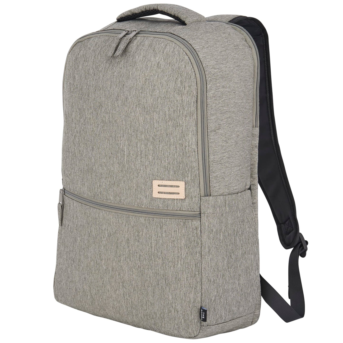 Gray THE GOODS™ Recycled 17" Laptop Backpack plain