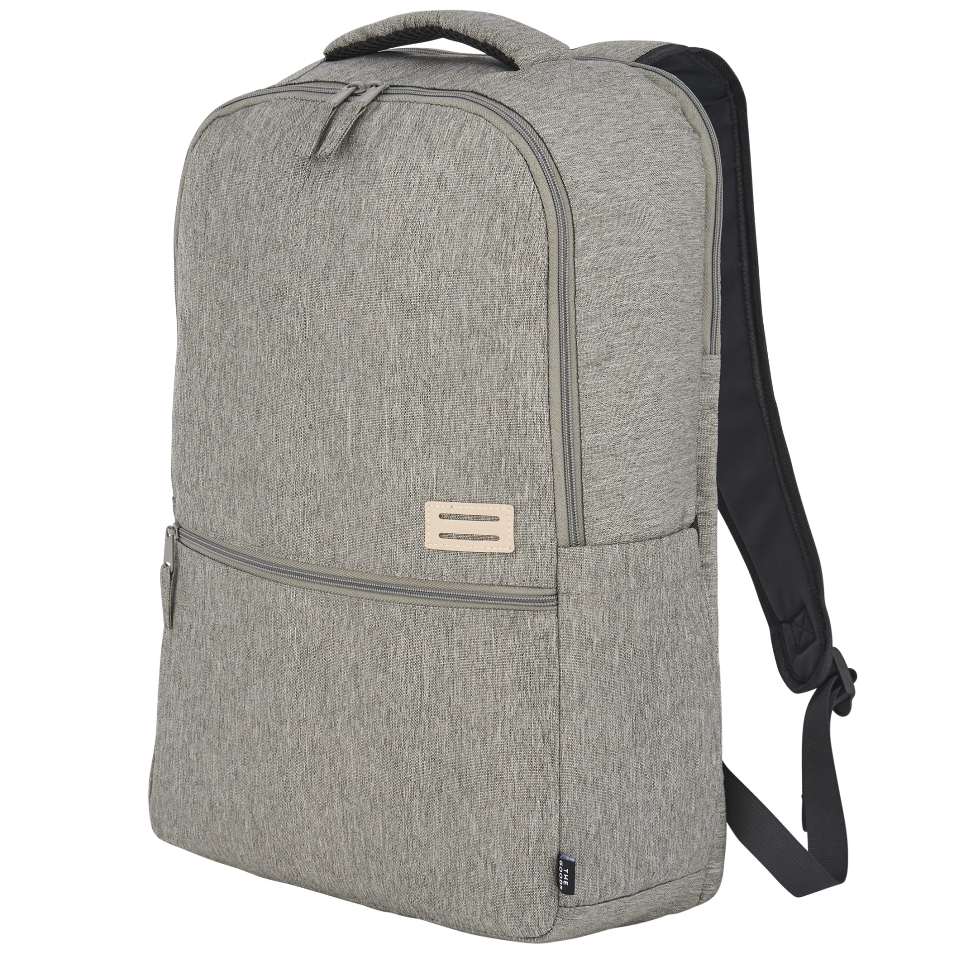 Gray THE GOODS™ Recycled 17" Laptop Backpack plain
