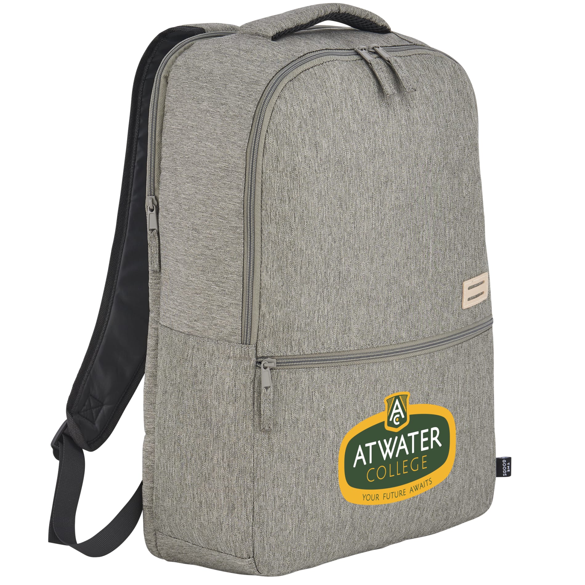 Gray THE GOODS™ Recycled 17" Laptop Backpack