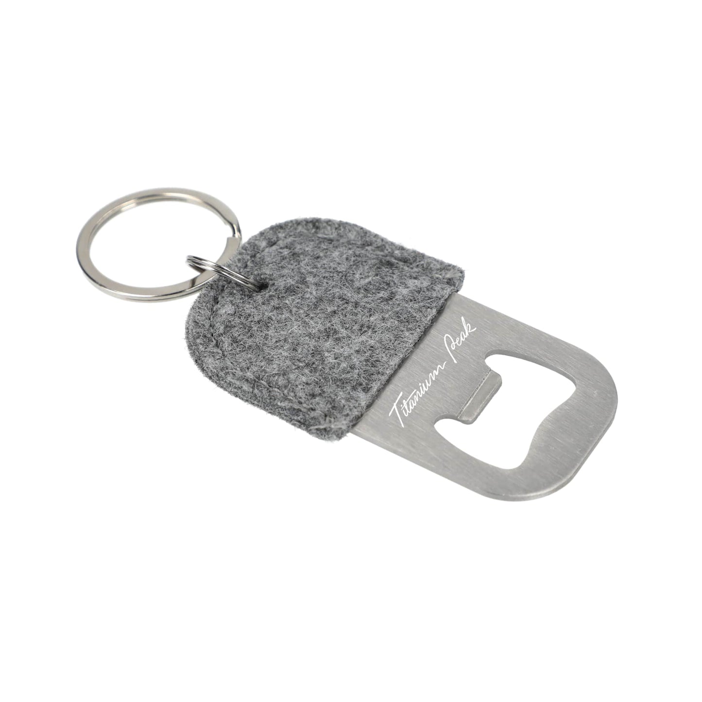 Gray THE GOODS™ Recycled Felt Bottle Opener