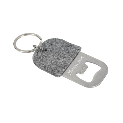 Gray THE GOODS™ Recycled Felt Bottle Opener