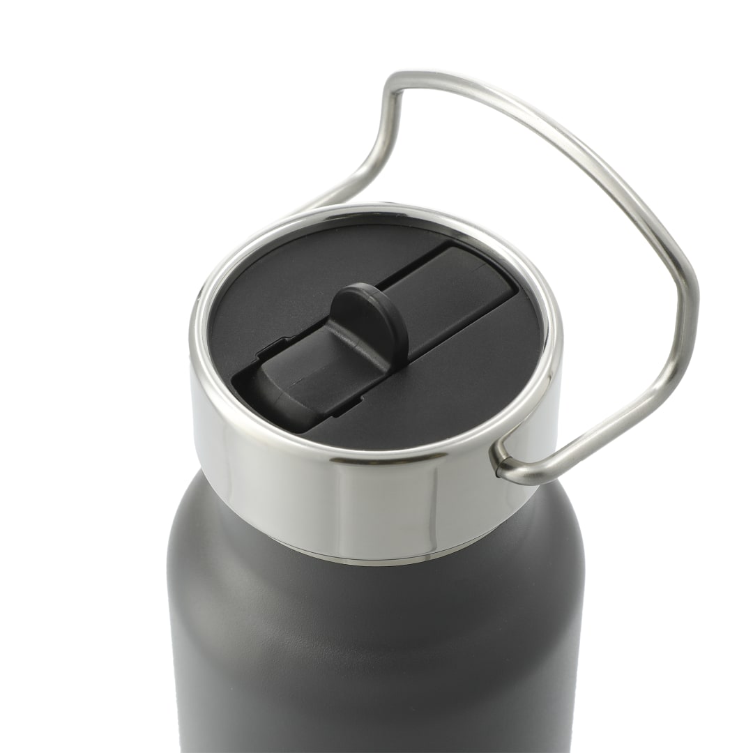 Gray Thor Copper Vacuum Insulated Bottle 25oz Straw Lid