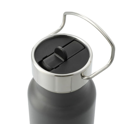 Gray Thor Copper Vacuum Insulated Bottle 25oz Straw Lid