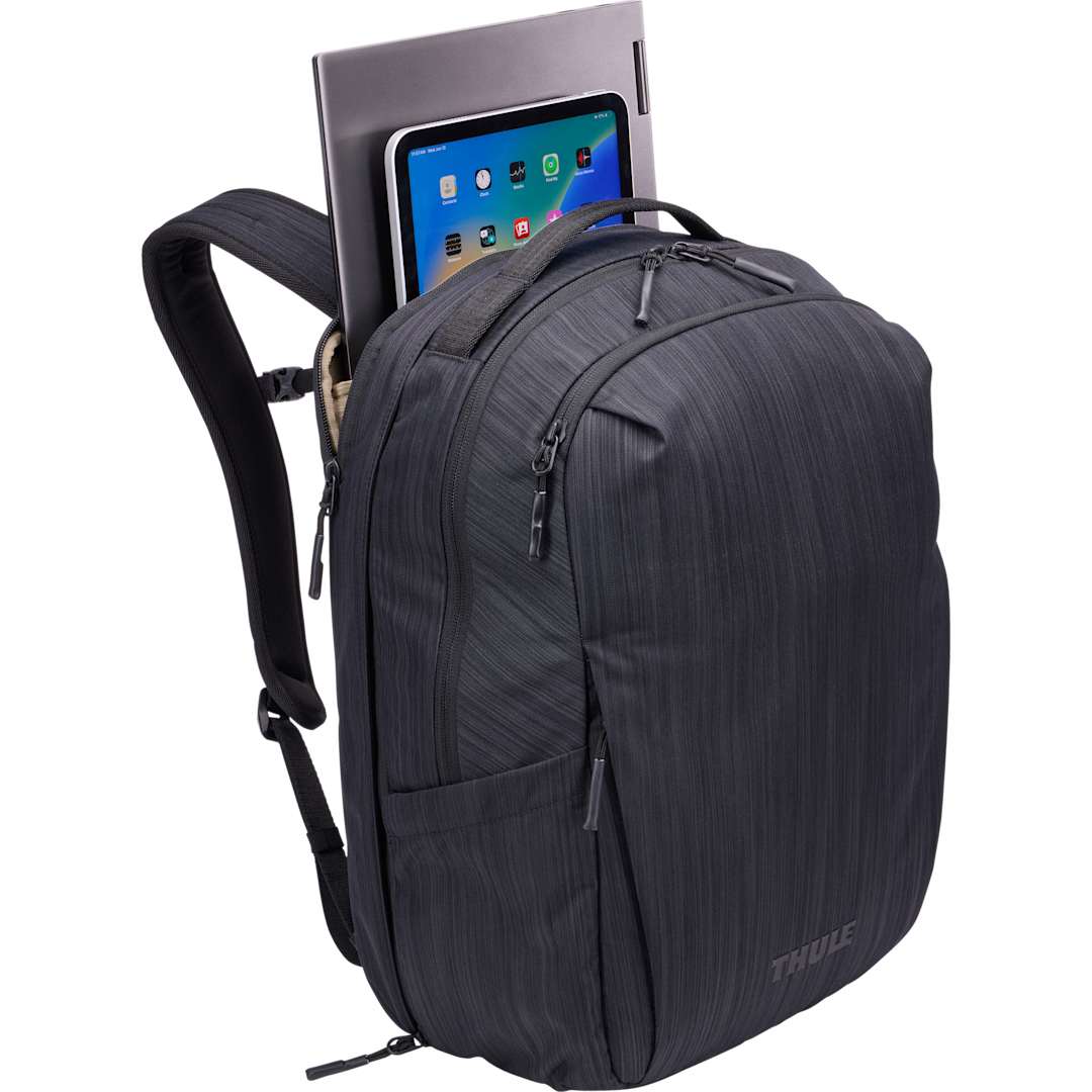 Gray Thule Recycled Stravan 2.0 Backpack plain