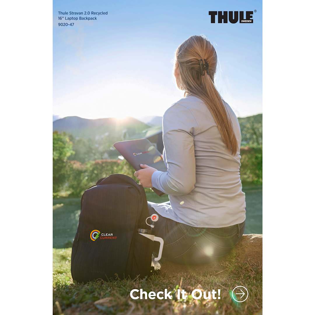 Gray Thule Recycled Stravan 2.0 Backpack