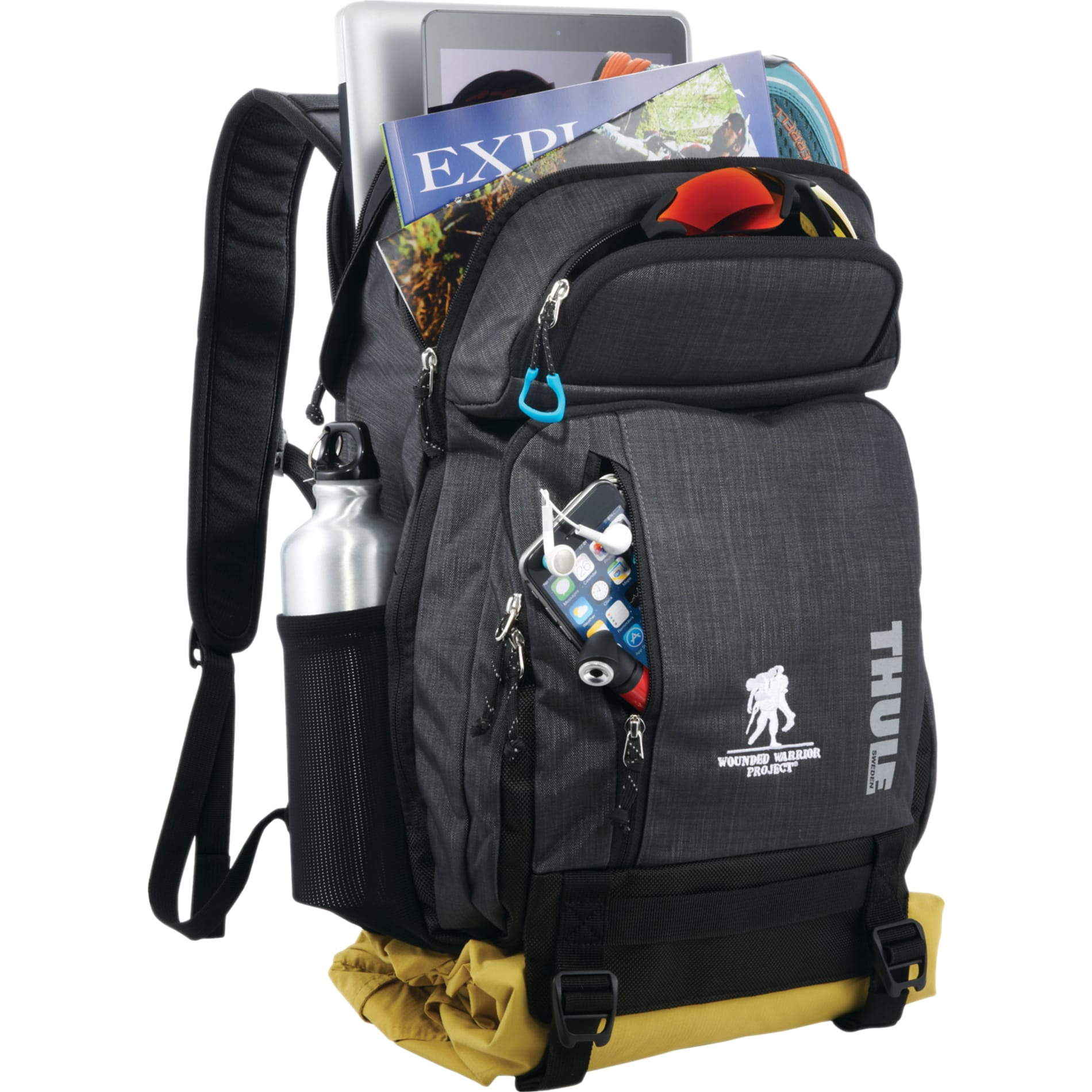 Gray Thule Stravan 15" Laptop Backpack