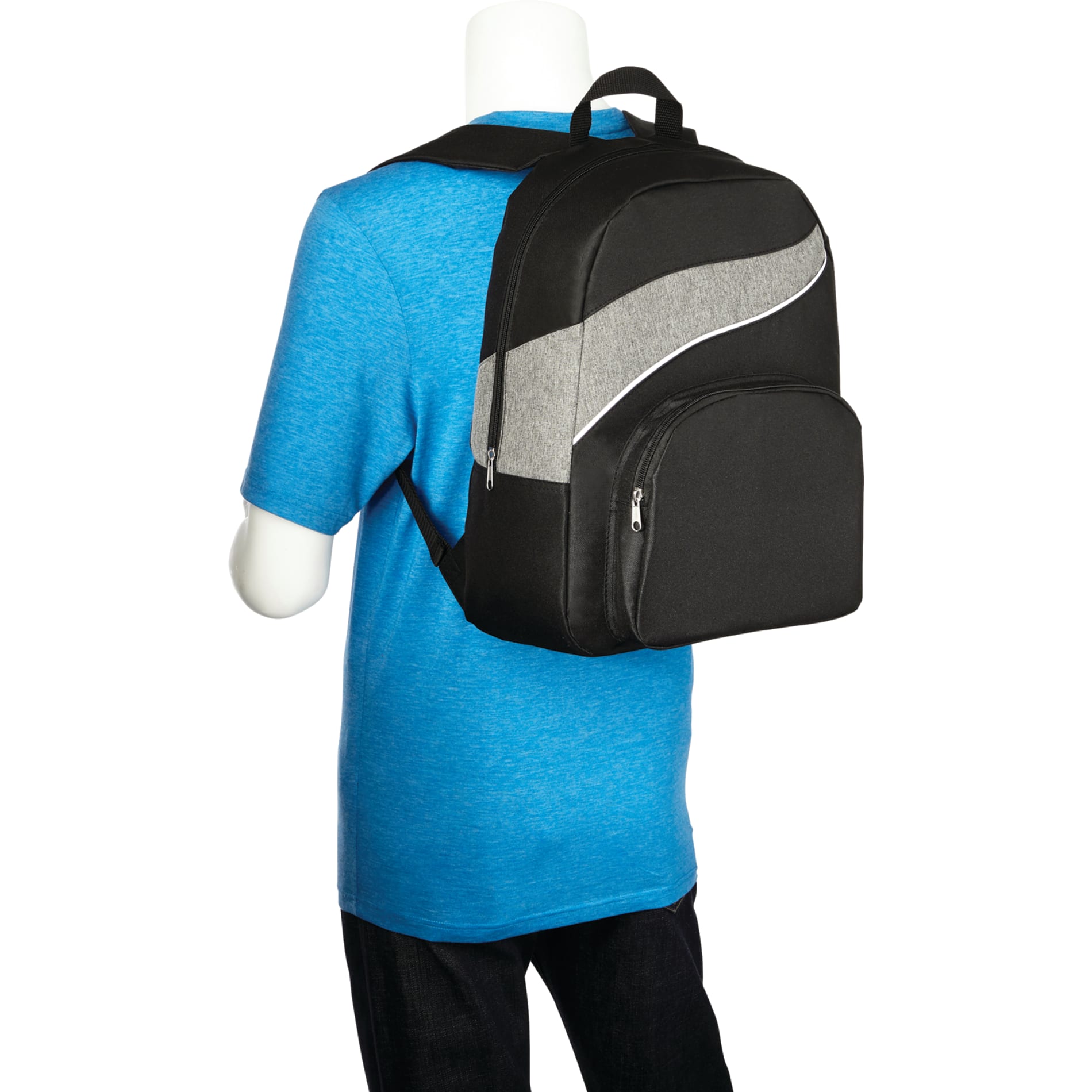 Gray Tornado Deluxe Backpack plain