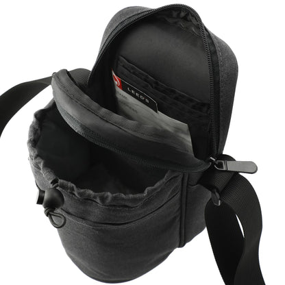 Gray Traver RPET Adjustable Bottle Sling Cooler w/Pouch