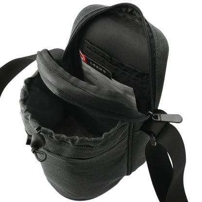 Gray Traver RPET Adjustable Bottle Sling Cooler w/Pouch