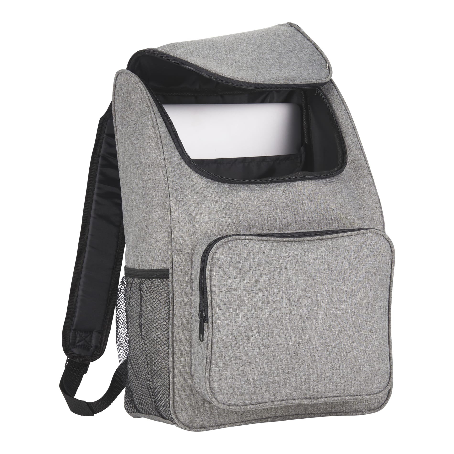 Gray Trek 15" Computer Backpack plain