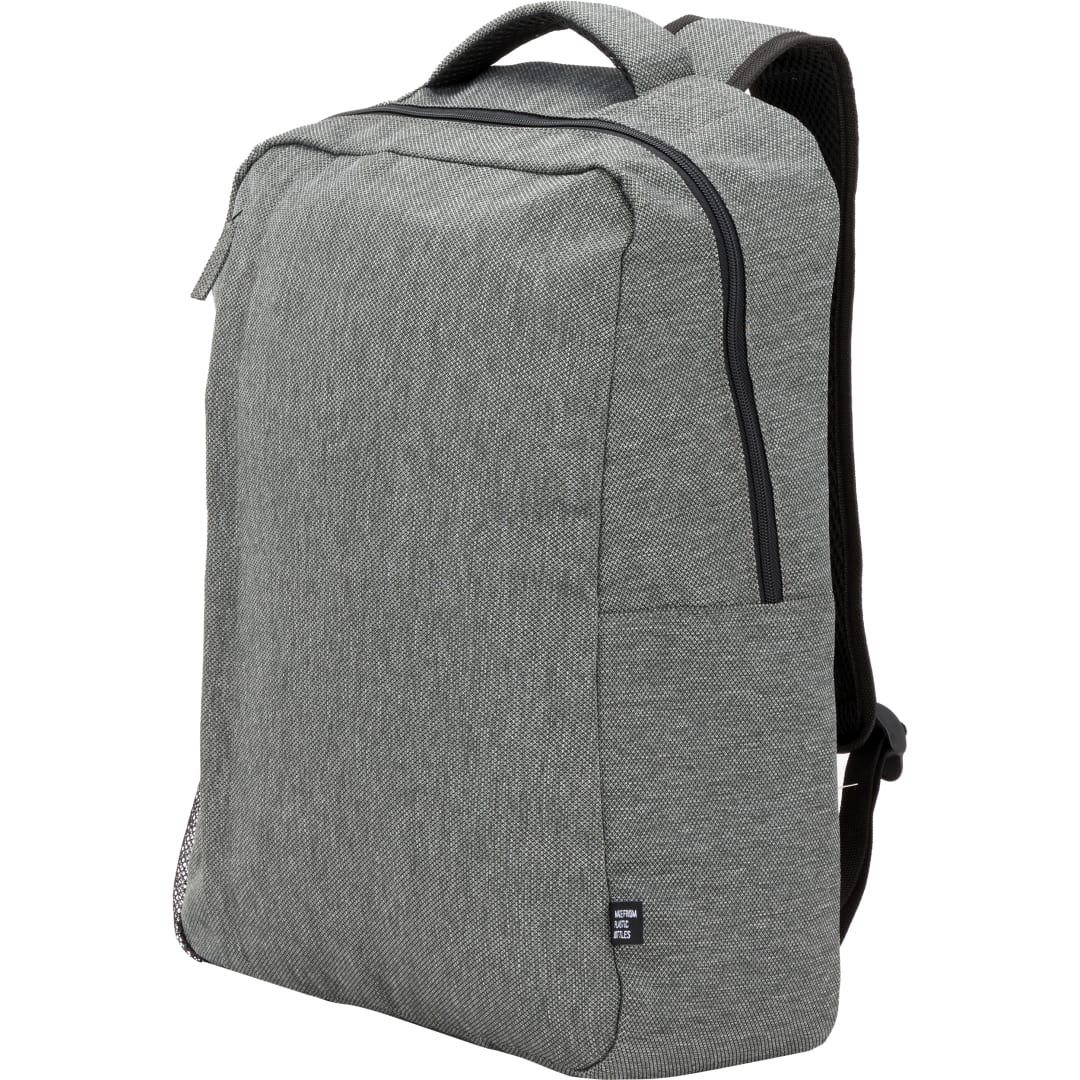 Gray Vila Recycled 15" Commuter Backpack plain