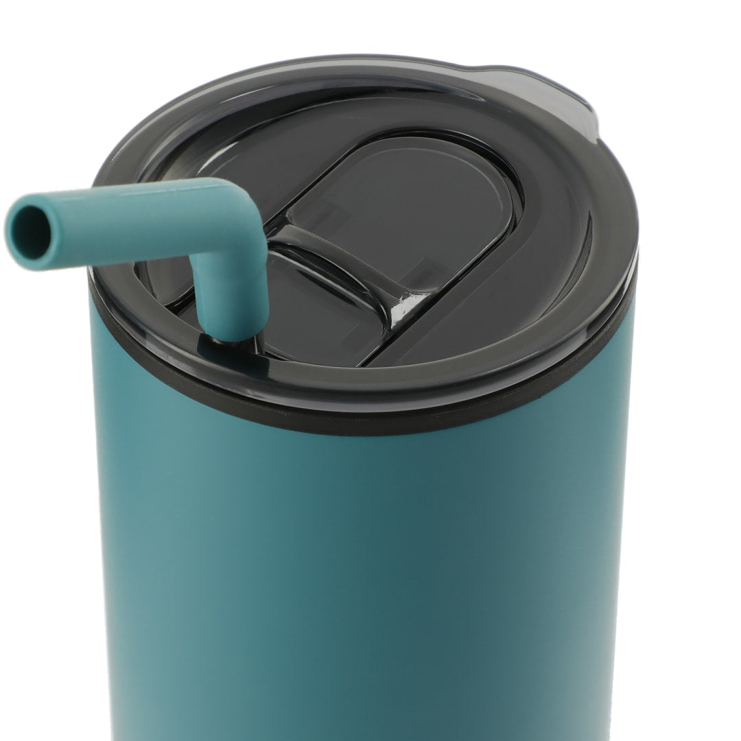 Green Lagom 16oz Tumbler w/ SS Straw