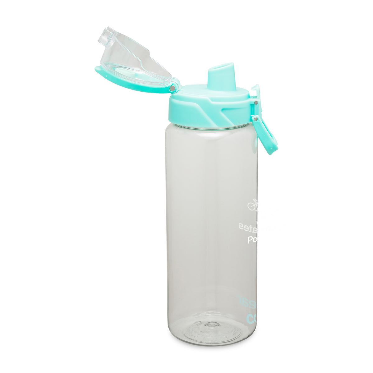 Green Tea Cool Gear® Cylinder Bottle with Halo Lid - 32 Oz.