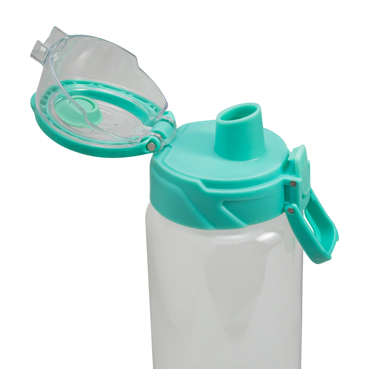 Green Tea Cool Gear® Cylinder Bottle with Halo Lid - 32 Oz.