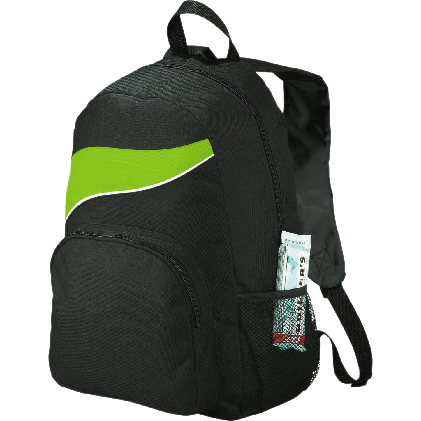 Green Tornado Deluxe Backpack plain