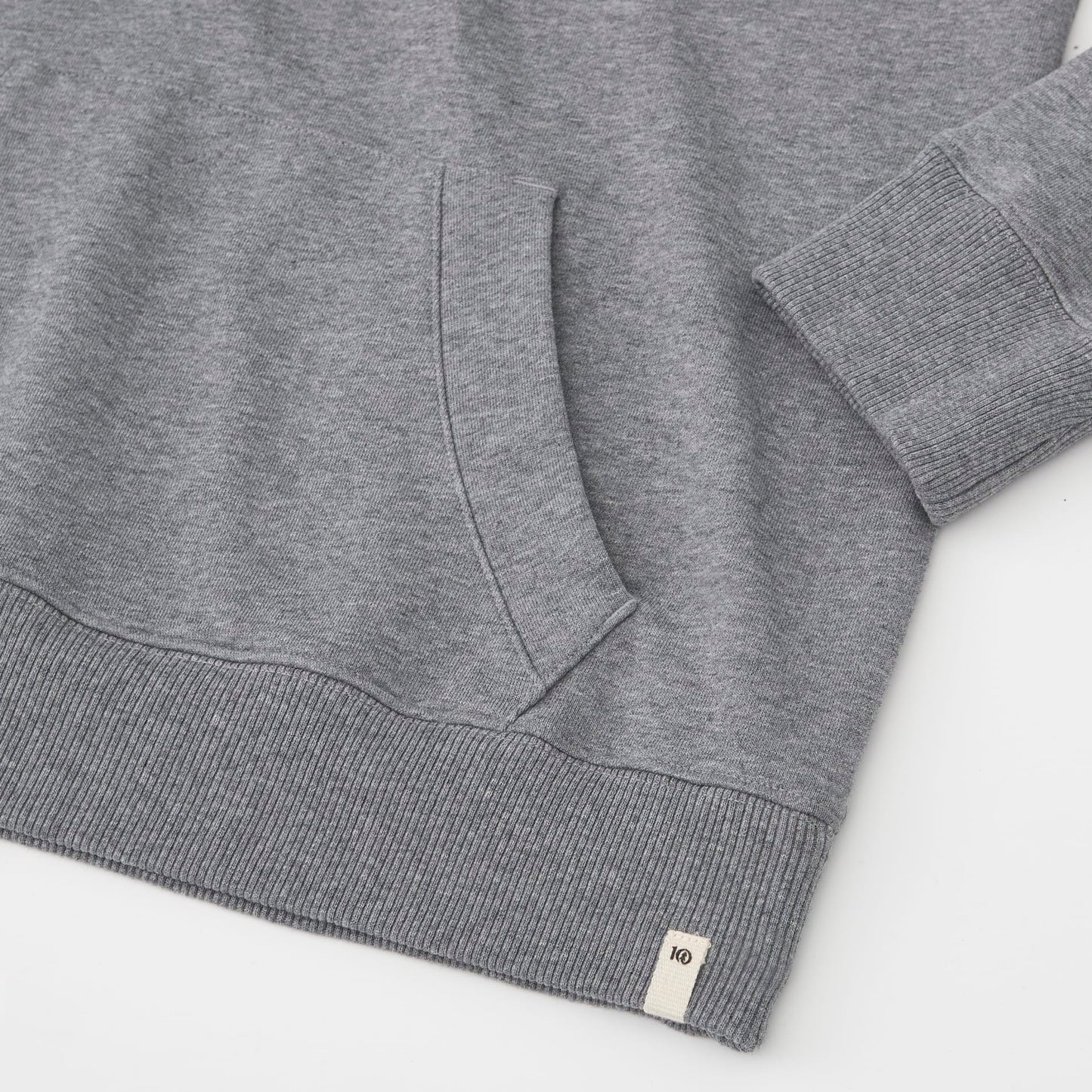 Grey tentree Organic Cotton Banshee Hoodie - Women's plain