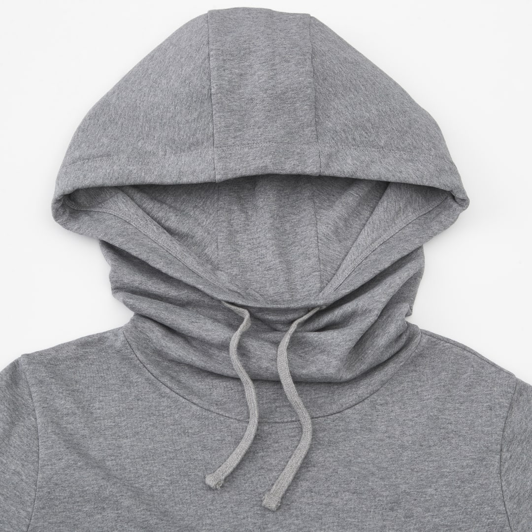 Grey tentree Organic Cotton Banshee Hoodie - Women's plain