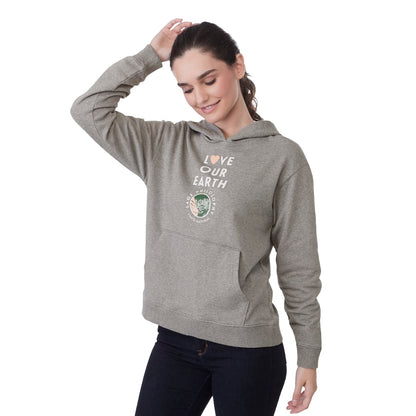 Grey tentree Organic Cotton Classic Hoodie - Women's