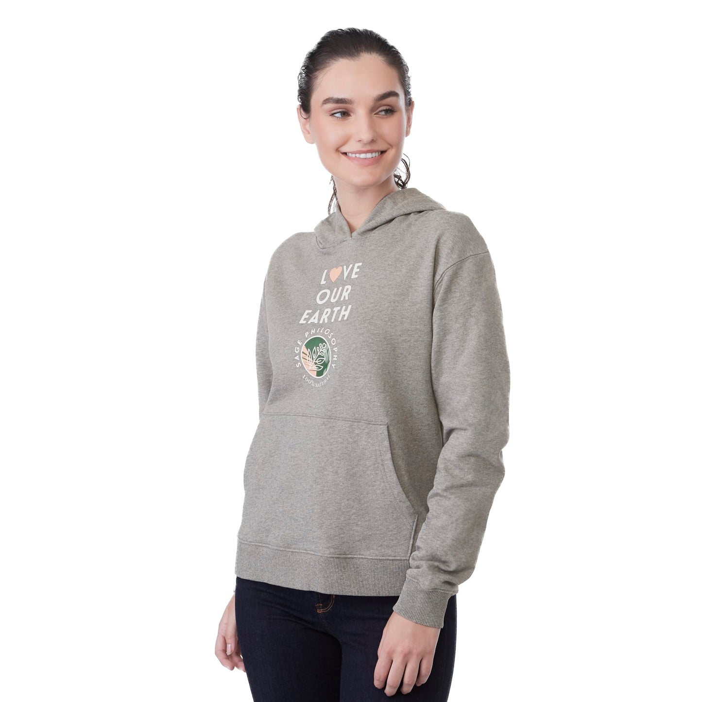 Grey tentree Organic Cotton Classic Hoodie - Women's