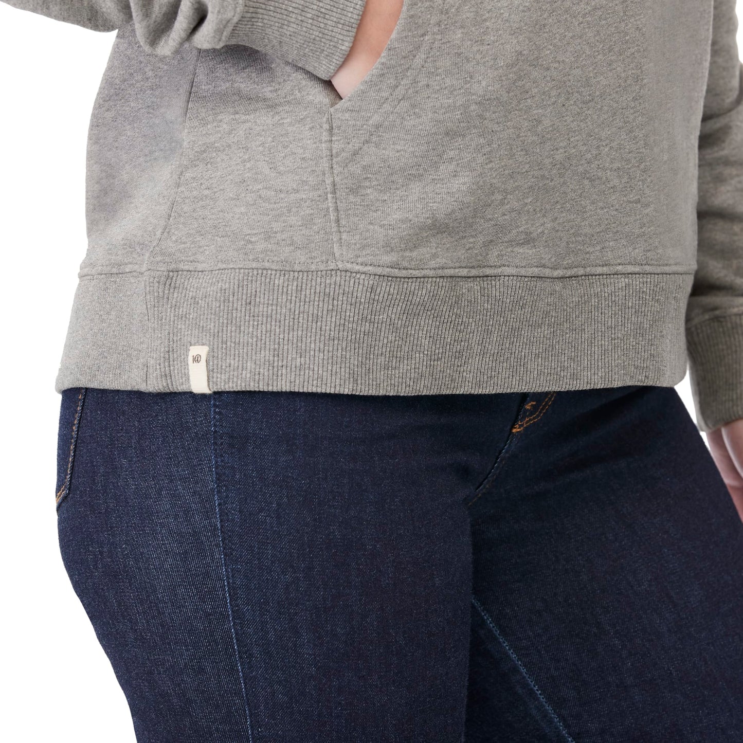 Grey tentree Organic Cotton Classic Hoodie - Women's