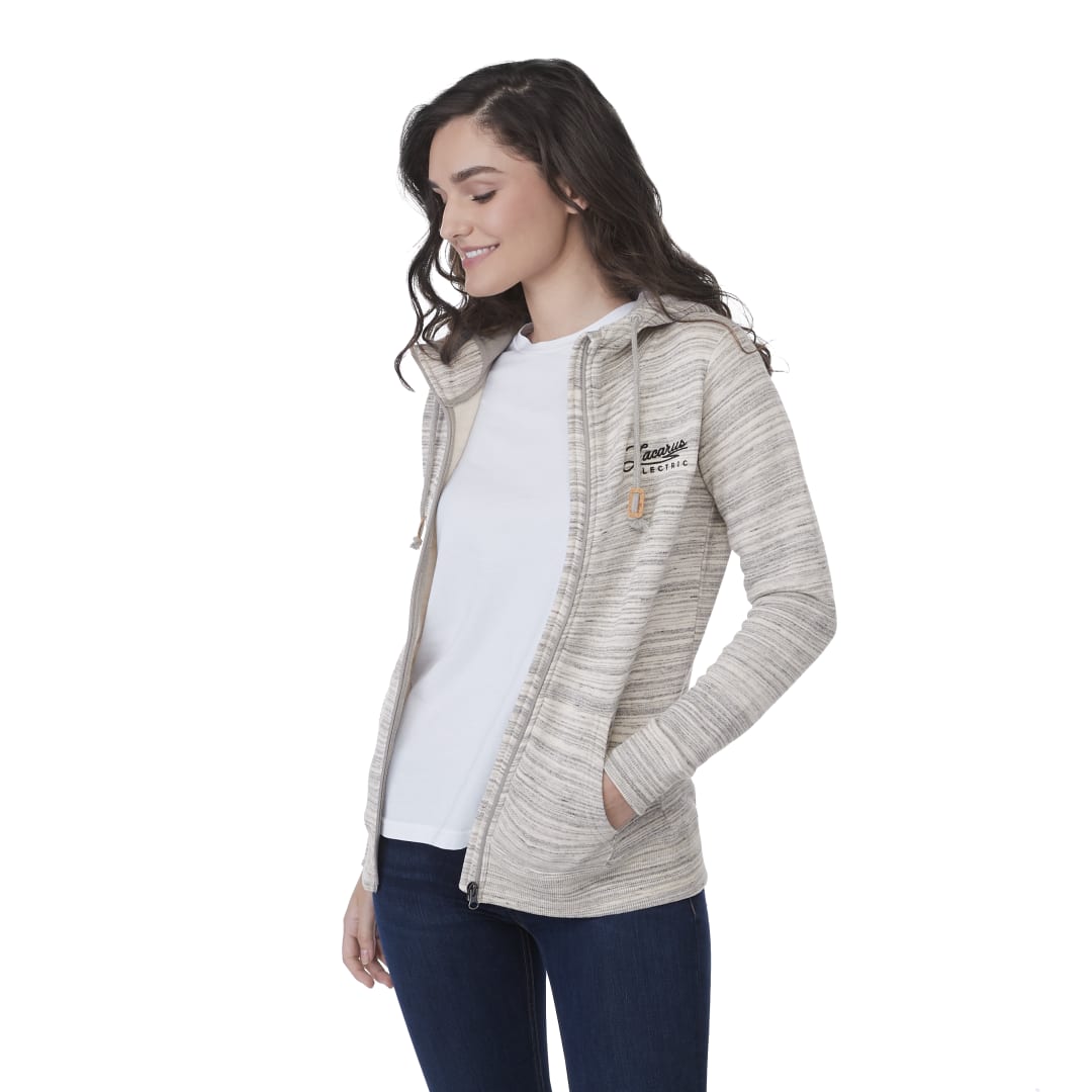 Grey tentree Space Dye Zip Hoodie - Women's
