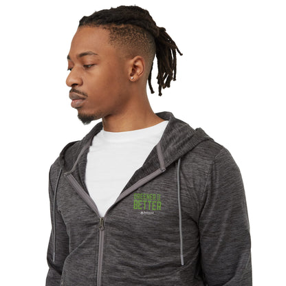 Grey tentree Stretch Knit Zip Up - Men's
