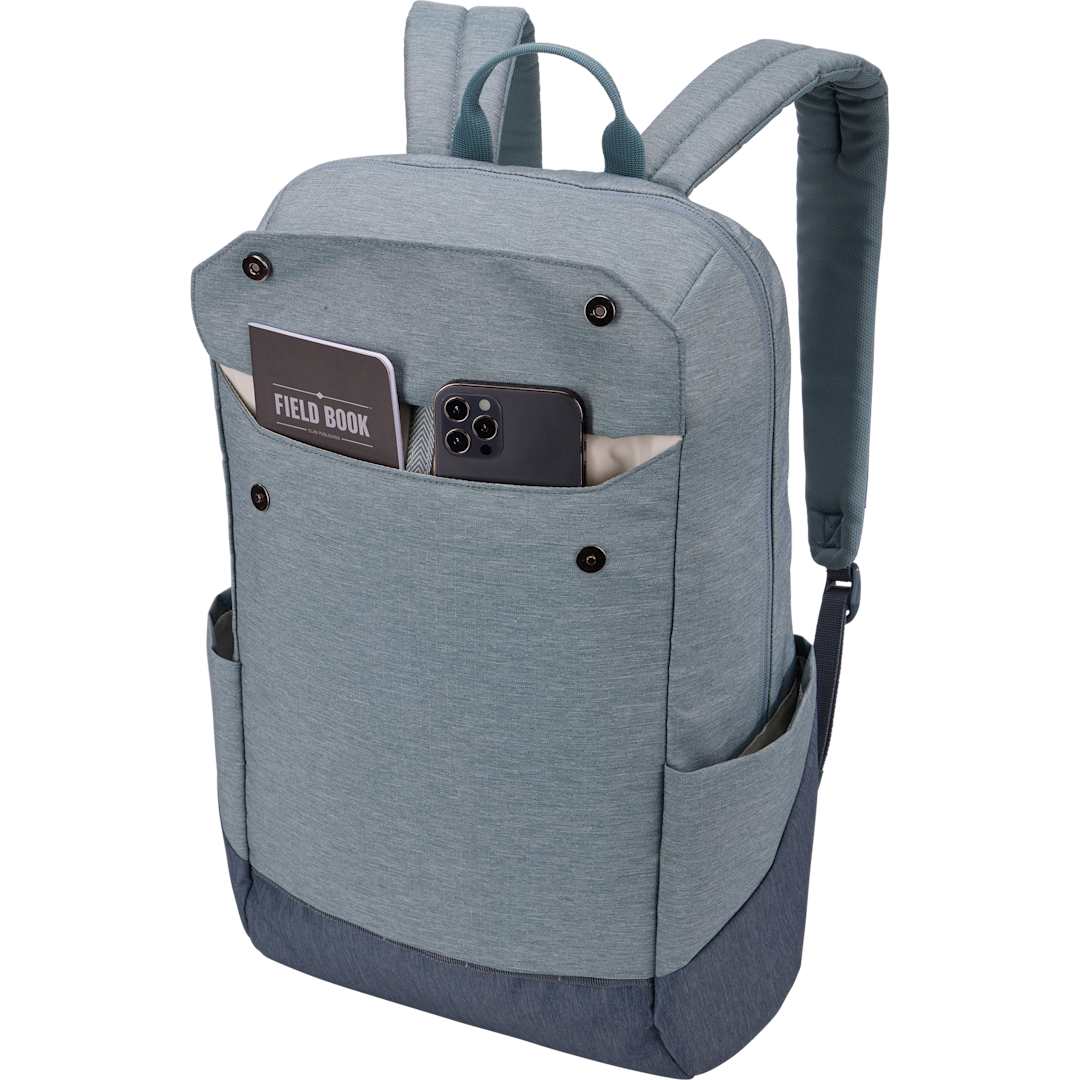 Grey Thule Lithos 20L Recycled Laptop Backpack plain