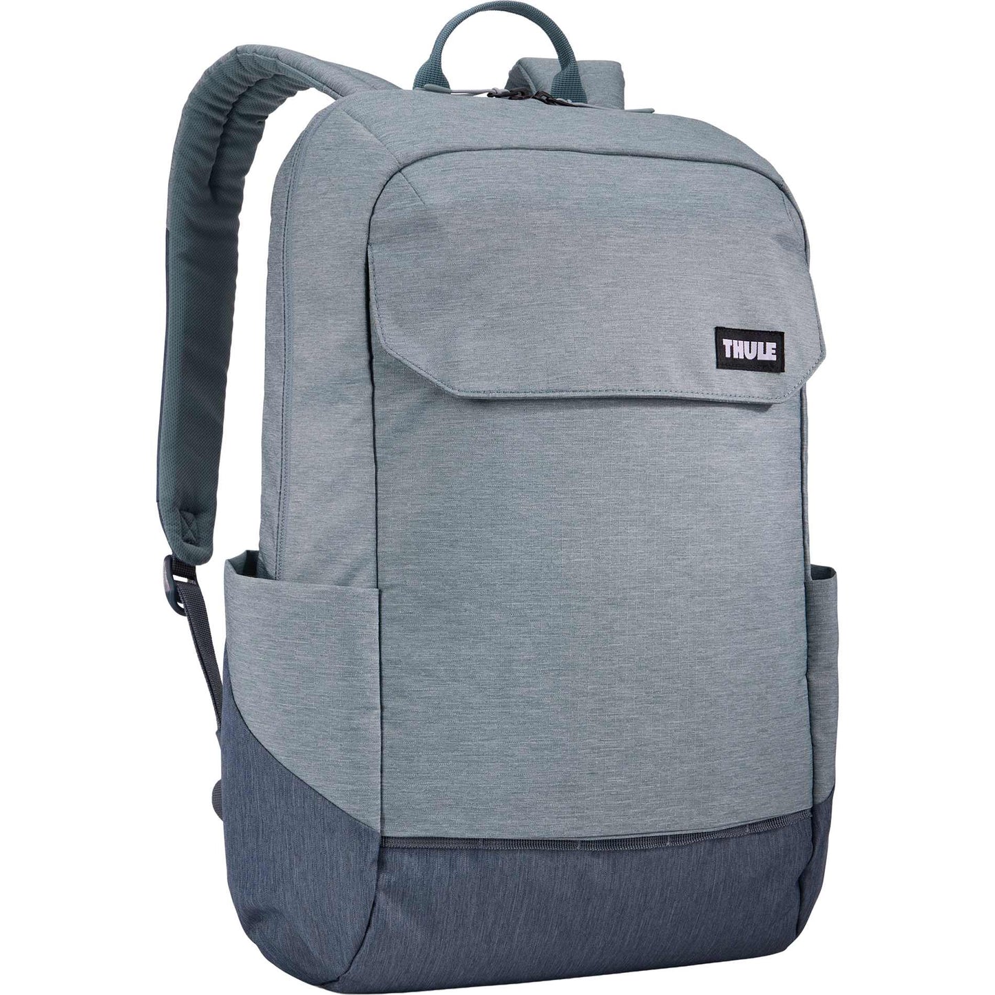 Grey Thule Lithos 20L Recycled Laptop Backpack plain