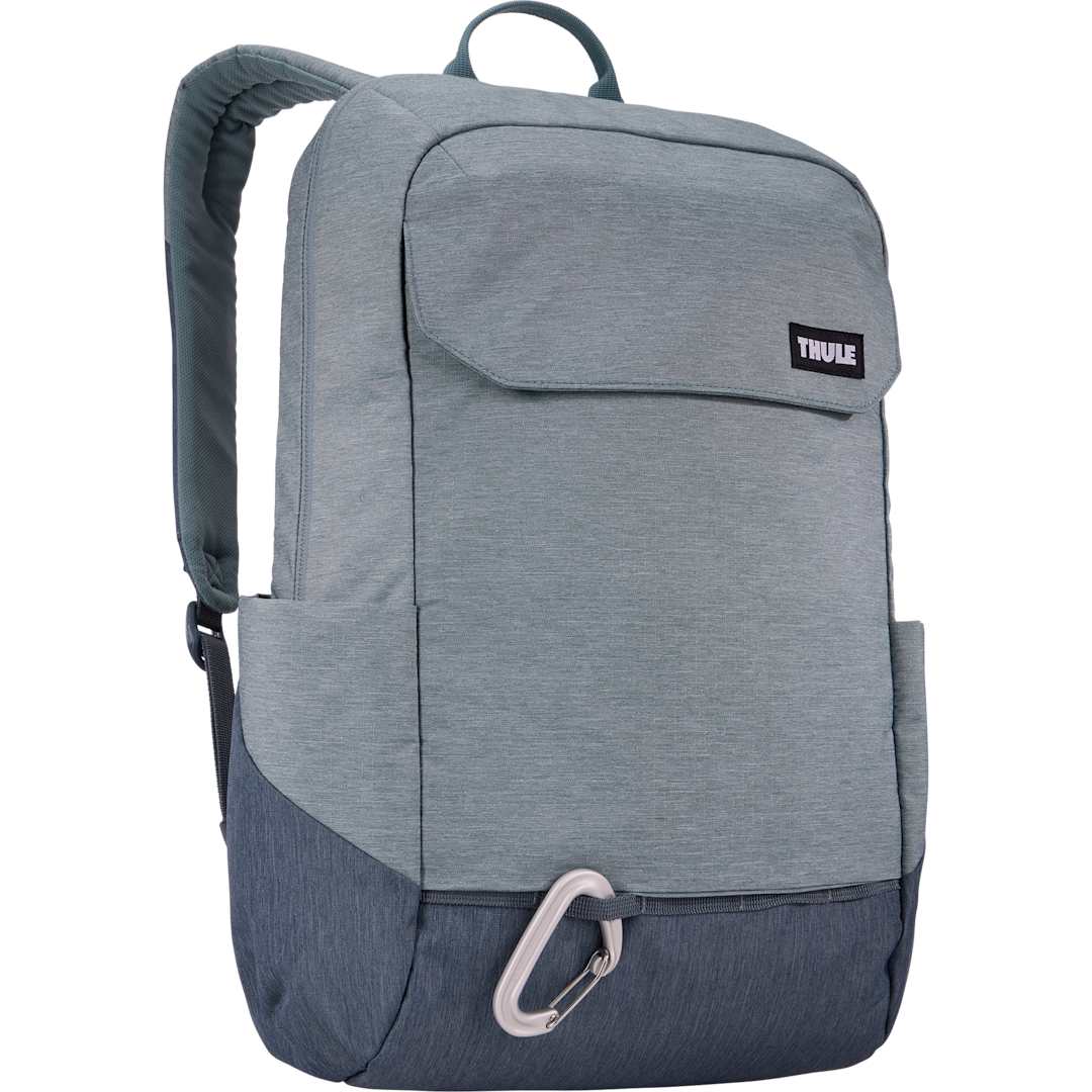 Grey Thule Lithos 20L Recycled Laptop Backpack plain