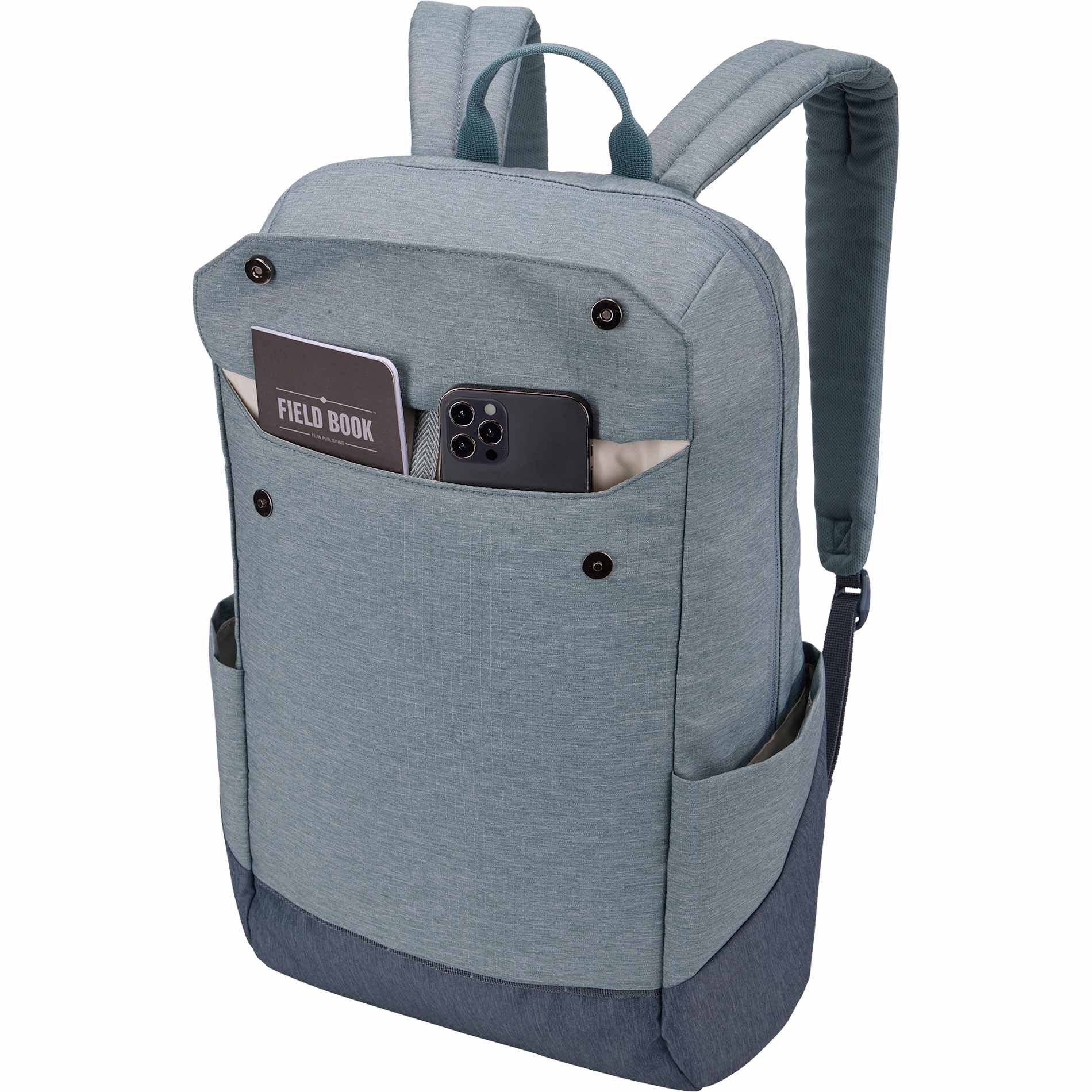 Grey Thule Lithos 20L Recycled Laptop Backpack plain