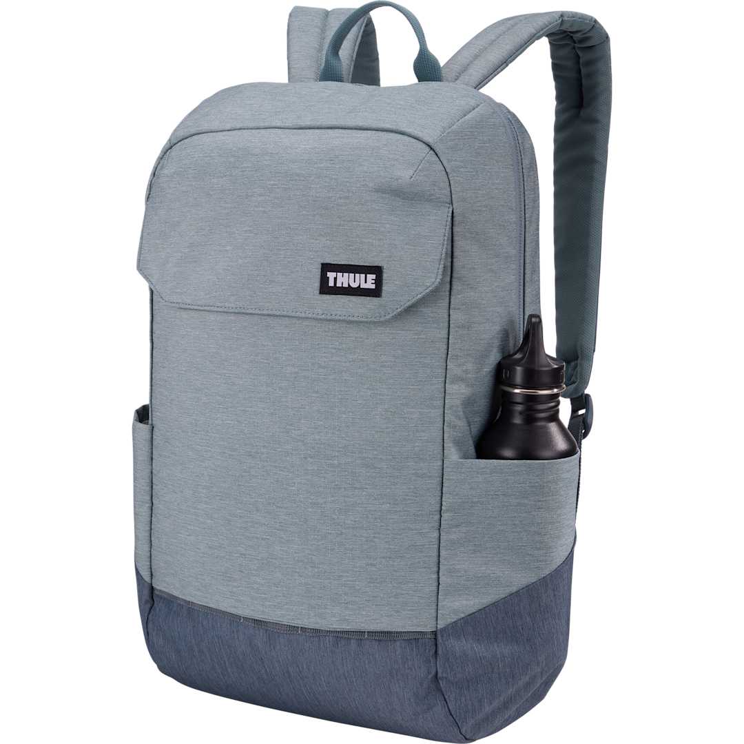 Grey Thule Lithos 20L Recycled Laptop Backpack plain