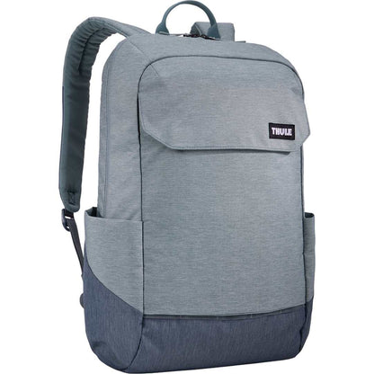 Grey Thule Lithos 20L Recycled Laptop Backpack plain