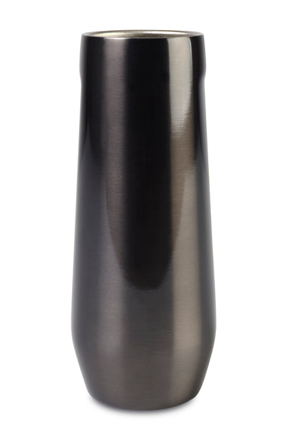 Gunmetal CORKCICLE® Stemless Flute plain