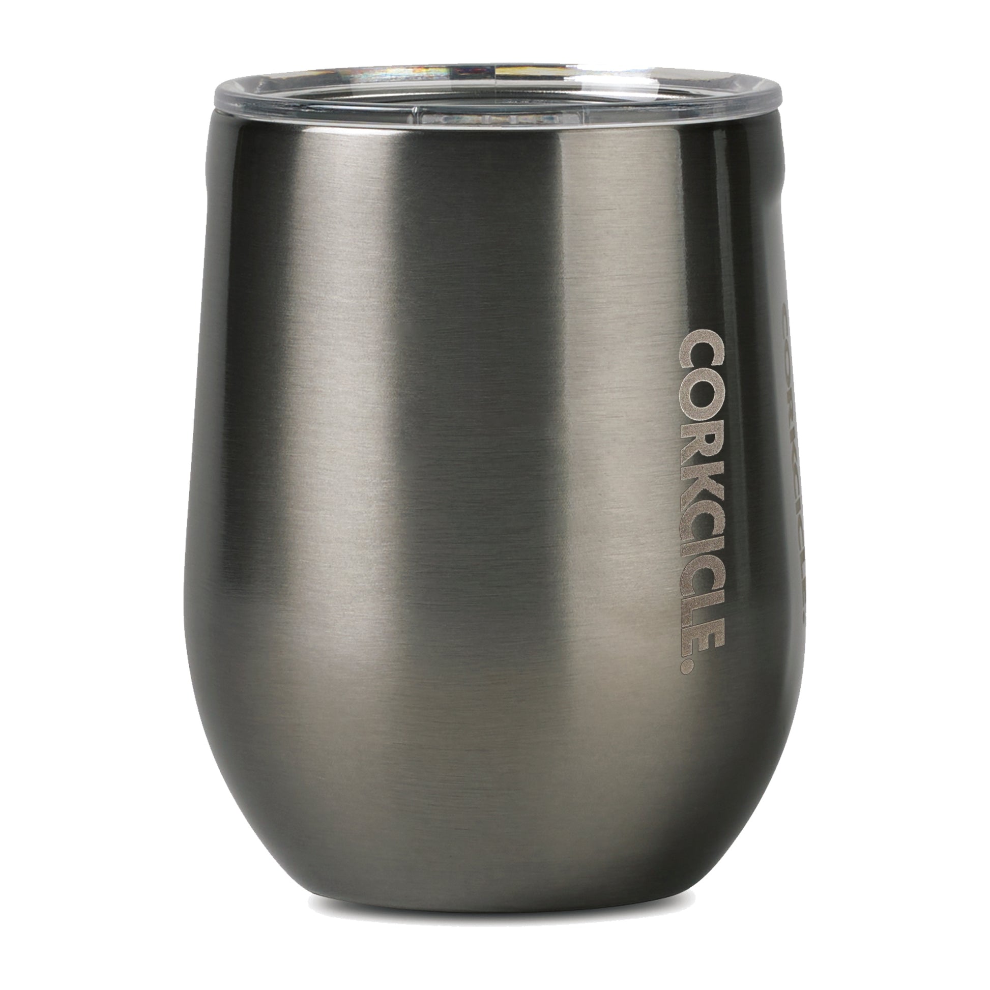 Gunmetal CORKCICLE® Stemless Wine Cup - 12 Oz. plain