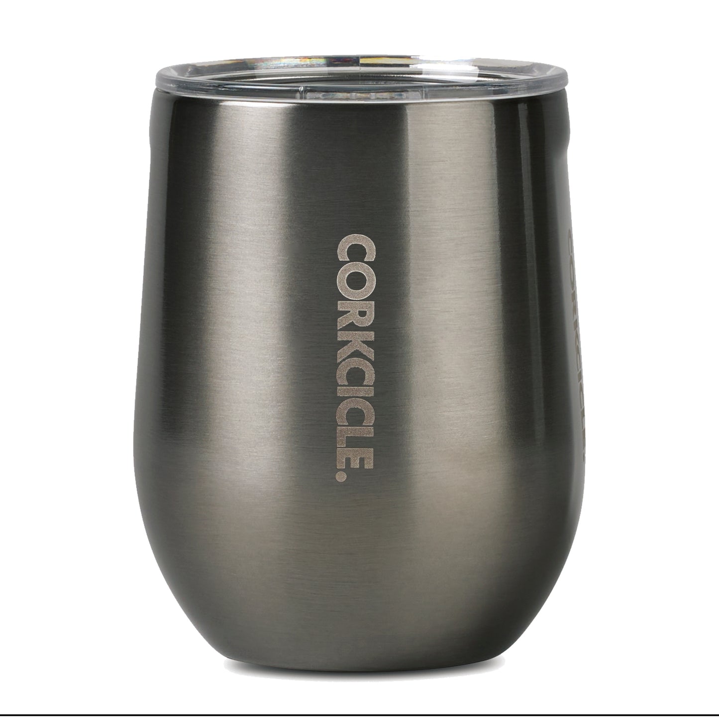 Gunmetal CORKCICLE® Stemless Wine Cup - 12 Oz. plain
