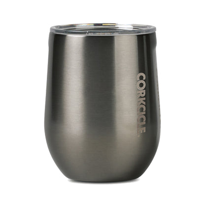 Gunmetal CORKCICLE® Stemless Wine Cup - 12 Oz.