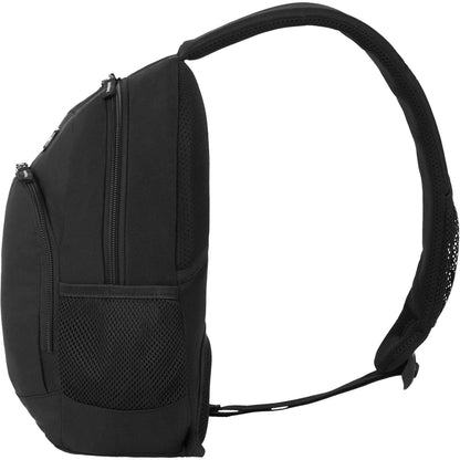 Left View of Black Swiss Gear Mini Tour Sling Bag