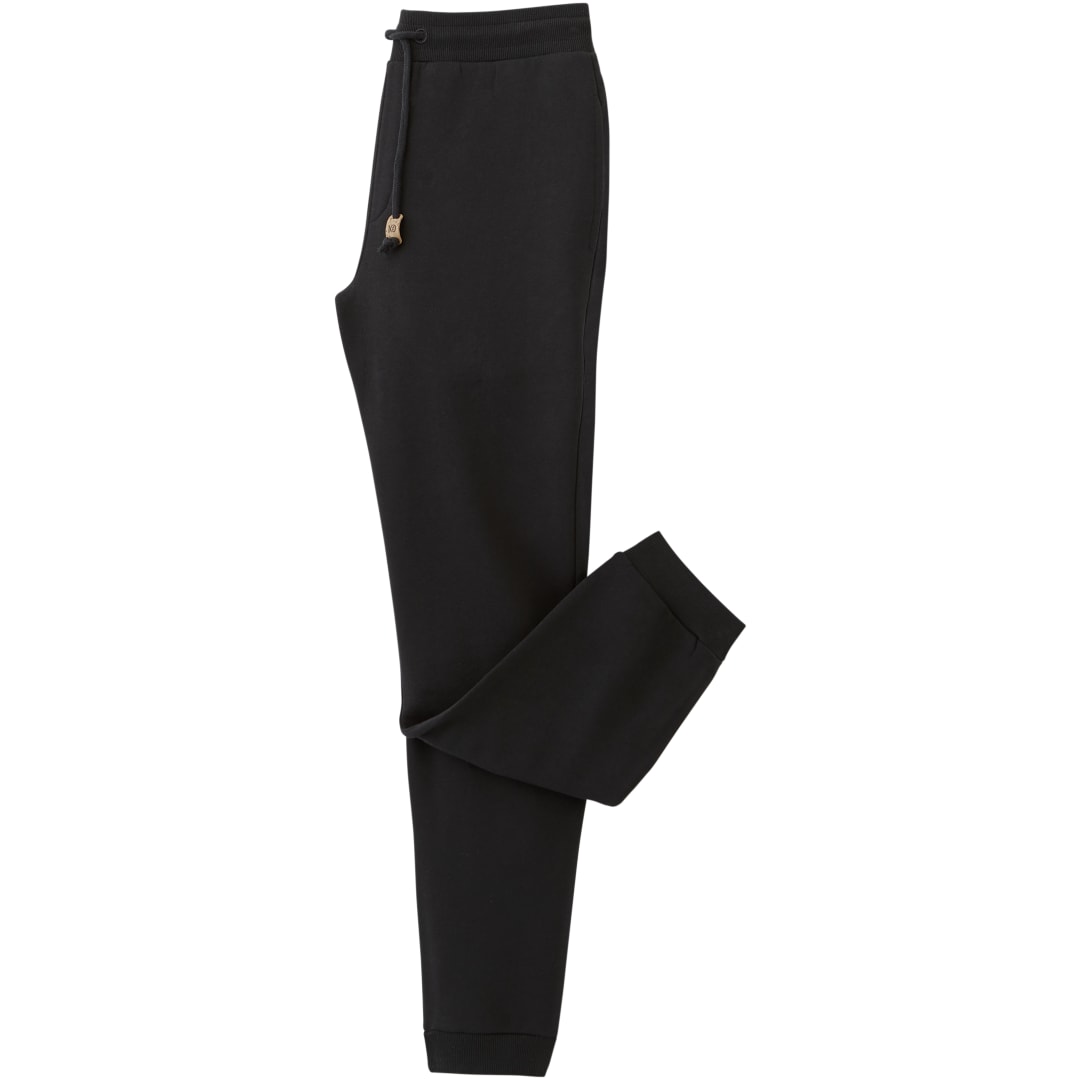 Left View of Black tentree Atlas Sweatpant - Men's plain