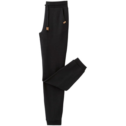 Left View of Black tentree Bamone Sweatpant - Women's plain